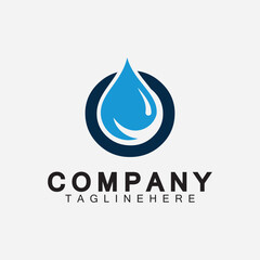 Water Logo Letter O Icon Design, Letter O Water Logo Design Template, Emblem, Design Concept, Creative Symbol