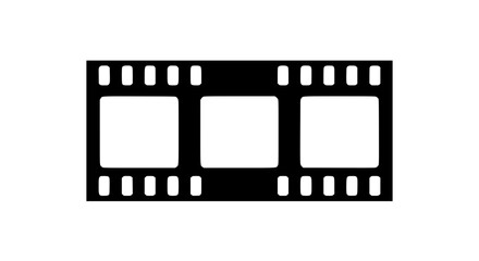 Cinematic Film Reel Silhouette Capturing Moments and Memories in Motion