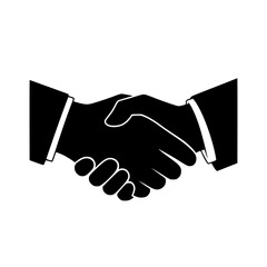 Business Agreement Partnership Handshake Symbol Representing Collaboration and Trust in Professional Deals