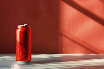 High Detail Picture of Delicious Canned Drink Mockup