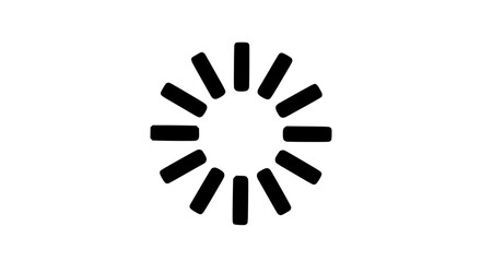 Obraz premium Abstract Radial Pattern Silhouette of Intersecting Geometric Lines and Shapes