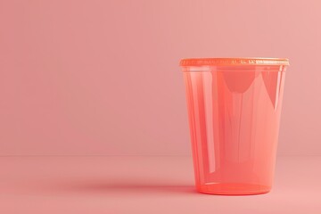 Ultra Hd Image of Ramadan Plastic Cup Perspective Side