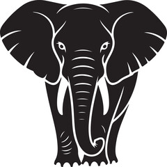 Walking Elephant with Raised Trunk Silhouette

Mother and Baby Elephant Vector Scene

Decorated Indian Elephant Silhouette Design

Elephant in Savannah Vector Art

Elephant Herd Silhouette at Sunset