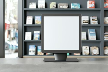 Ultra Hd Picture of Lcd Display Stand and Magazine Rack