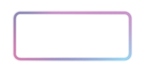 
Illustration of neon electric style square frame. Neon glowing square frames, futuristic gradient colorful borders, modern vector decoration. Isolated on transparent background. PNG.