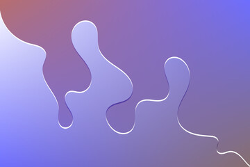 This abstract vector image features bold, layered color waves in organic shapes, blending retro tones like pink, green, blue, and beige to create a vibrant, fluid, and dynamic visual composition
