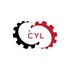 CYL Letter Initial Logo Design Template Vector Illustration