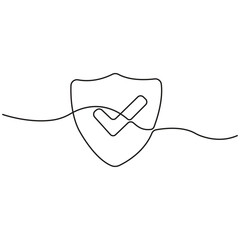 Obraz premium Minimalist One-Line Tick Mark Icon, Hand-Drawn Check Symbol Illustration, Abstract Approval Sign, Monoline Success or Confirm Mark Art.