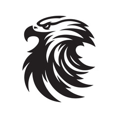 eagle vector silhouette clip art logo design illustration