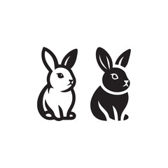 rabbit vector logo