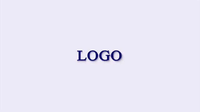3d hyper clean energetic logo intro animation. 4k high fps, intro, outro, motion, 3d render, 3d reveal of a logo stings.
