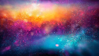 dusted scratched holographic abstract multicolor backgound trend design creative blurred glow dust noise grain small dust artifacts suitable for overlays posters flyers covers banners etc