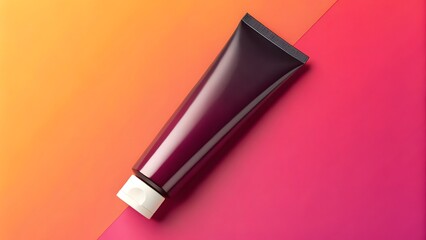 Glossy cosmetic tube