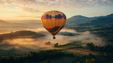 Obraz premium hot air balloon over cappadocia turkey