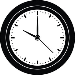 clock on white background.eps