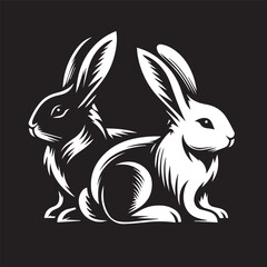 rabbit vector logo