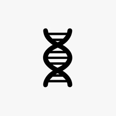 DNA helix icon vector Illustration design fully editable resizable