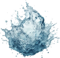 cristal clear water splash