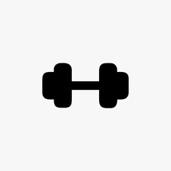Dumbbell icon vector design template simple and clean stock illustration fully editable