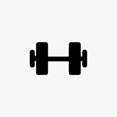 Dumbbell icon vector design template simple and clean stock illustration fully editable
