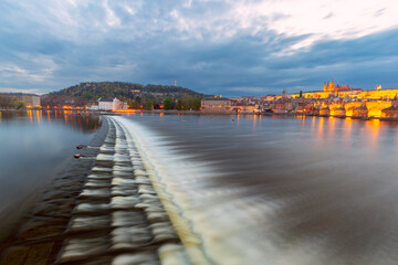 Charles Bridge and Historic Complex in Prague Czech Republic