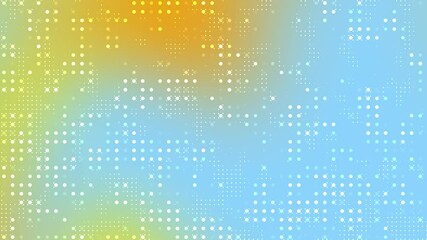 Soft blue yellow and orange gradient background with dotted halftone pattern ideal for celebration poster party template modern invitation and universal holiday or festival event designs