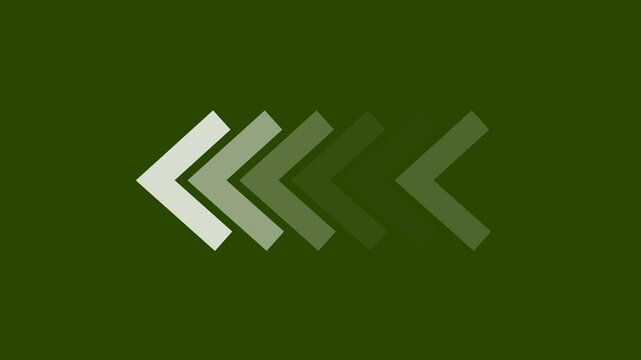 traffic directional arrows sign. Left arrow for road direction. Flashing direction indicators.glowing arrow animation, flashing directional arrow loopable overlay on a black background.