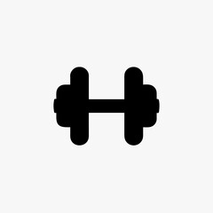 Dumbbell icon vector design template simple and clean stock illustration fully editable