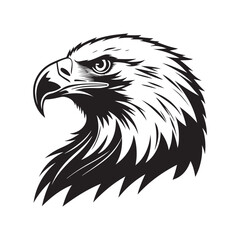 eagle vector silhouette clip art logo design illustration