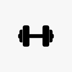 Dumbbell icon vector design template simple and clean stock illustration fully editable