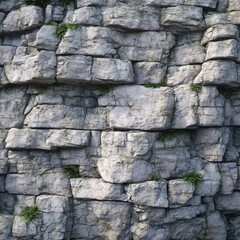 Fototapeta premium Rough karst limestone. Old sea floor background.