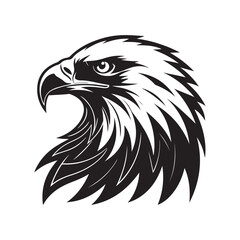 eagle vector silhouette clip art logo design illustration