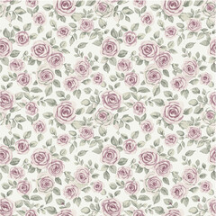 Tropical floral pattern with orange background. Seamless pattern with florals for fabric, textiles, clothing, wrapping paper. Vector illustration