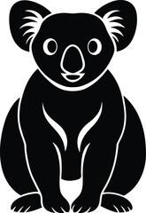 Fototapeta premium koala on white background.eps