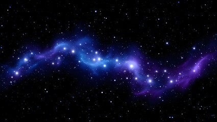 Vivid Abstract Cloud Swirl in Purple, Blue, and Pink Tones