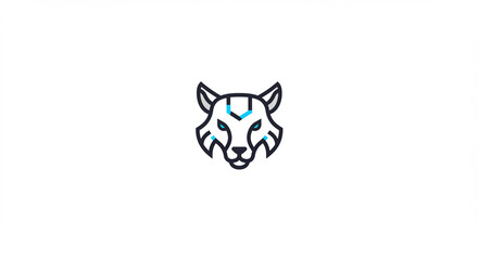 Fototapeta premium Neon Fox Mascot Variant 3