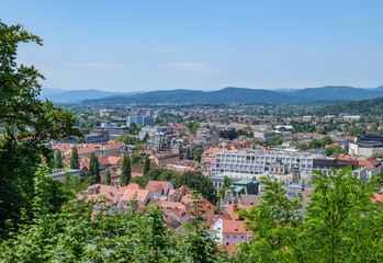 Obraz premium Lublana the capital city of Slovenia. 24.06.2025