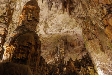 Postojna cave in Slovenia