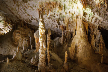 Postojna cave in Slovenia