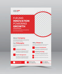 Unlock Your Business Potential professional modern corporate business flyer design