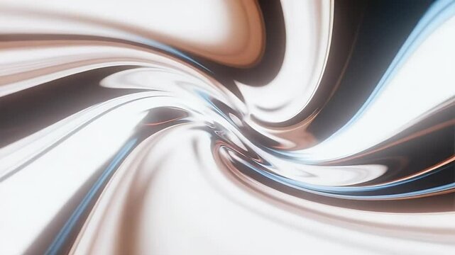 Hypnotic Swirling Liquid Metal: Abstract Motion Background