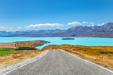 Lake Tekapo, Canterbury, South Island, New Zealand, Oceania.