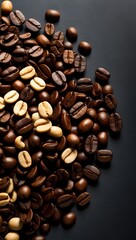 Fototapeta premium roasted coffee beans