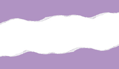 pink background with white paper. White blank background with blue ripped paper as a frame. Torn Paper Design Background Vector