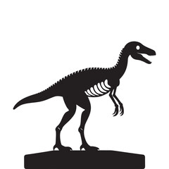 Museum Display With Dinosaur Skeleton