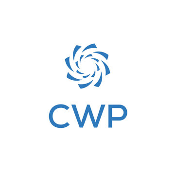CWP logo design on white  background.
