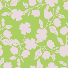 seamless pattern with flowers