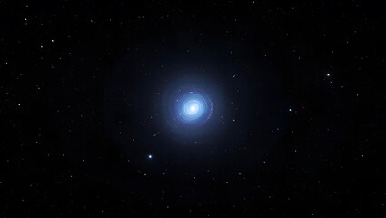 Crescent Moon Over Forest Lake at Night with Purple Sky