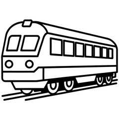 Train Icon for Transportation Travel and Railway Journey Design Concepts