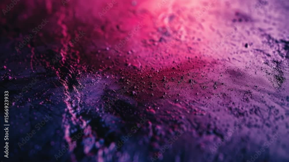 Poster A close-up shot of a wet surface illuminated by a red light, ideal for use in scientific or medical contexts
